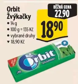 Albert Orbit žvýkačky nabídka
