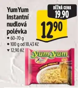 Albert YumYum Instantní nudlová polévka nabídka