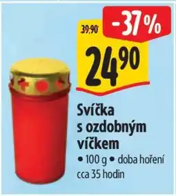 Albert Svíčka s ozdobným víčkem nabídka