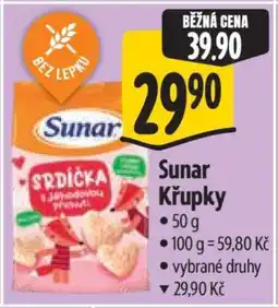Albert Sunar křupky nabídka