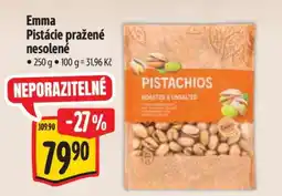 Albert Emma Pistácie pražené nesolené nabídka