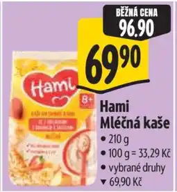 Albert Hami Mléčná kaše nabídka