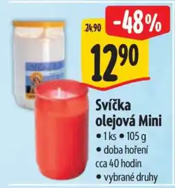 Albert Svíčka olejová mini nabídka