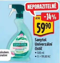 Albert Sanytol univerzální čistič nabídka