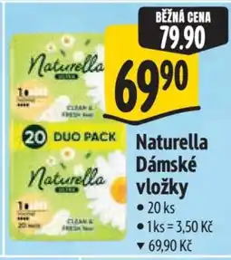 Albert Naturella Dámské vložky nabídka