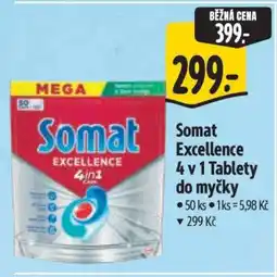 Albert Somat Excellence 4 v 1 Tablety do myčky nabídka
