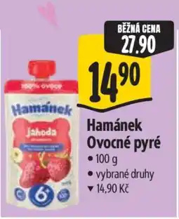 Albert Hamánek ovocné pyré nabídka
