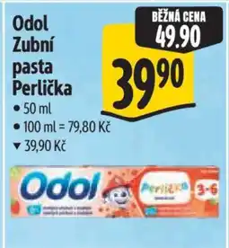 Albert Odol Zubní pasta Perlička nabídka