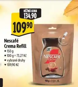 Albert Nescafé Crema refill nabídka