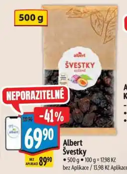 Albert Albert Švestky nabídka