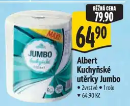 Albert Albert Kuchyňské utěrky jumbo nabídka