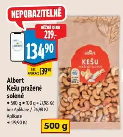 Albert Albert Kešu pražené solené nabídka