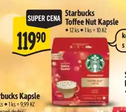 Albert Starbucks Toffee Nut Kapsle nabídka