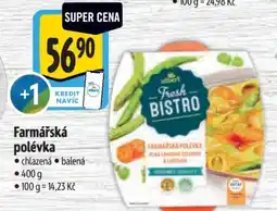 Albert Farmářská polévka nabídka