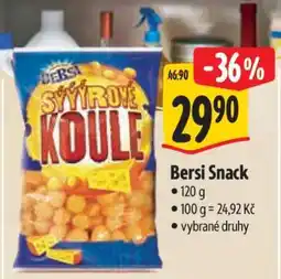 Albert Bersi Snack nabídka