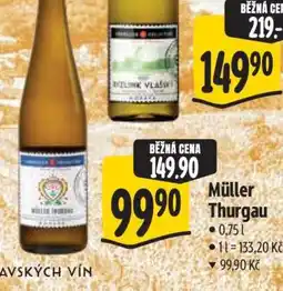 Albert Müller Thurgau nabídka