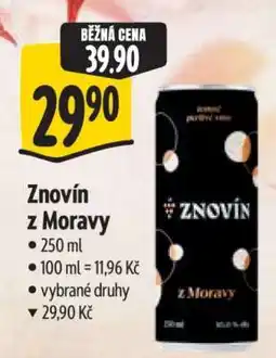 Albert Znovín z Moravy nabídka