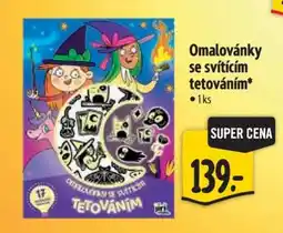 Albert Omalovánky se svítícím tetováním nabídka