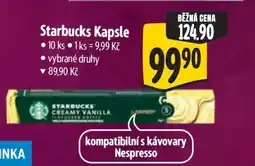Albert Starbucks kapsle nabídka