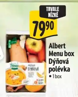 Albert Albert Menu box Dýňová polévka nabídka