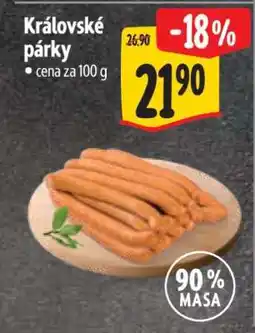 Albert Královské párky nabídka