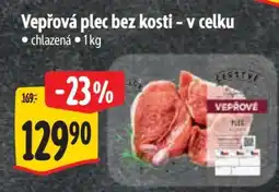 Albert Vepřová plec bez kosti v celku nabídka