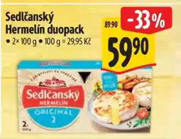 Albert Sedlčanský hermelín duopack nabídka