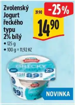 Albert Zvolenský Jogurt řeckého typu 2% bílý nabídka