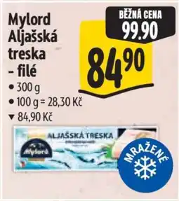 Albert Mylord Aljašská treska - filé nabídka