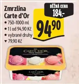Albert Zmrzlina Carte d’Or nabídka