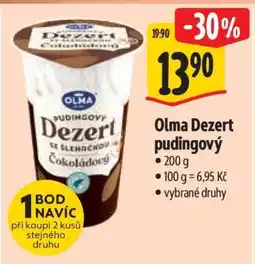 Albert Olma Dezert pudingový nabídka