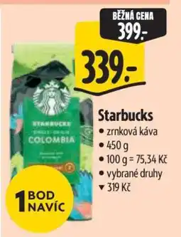 Albert Starbucks nabídka