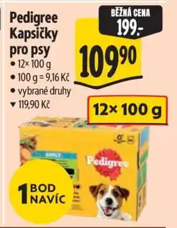 Albert Pedigree kapsičky pro psy nabídka
