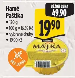 Albert Hamé paštika nabídka