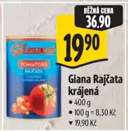 Albert Giana Rajčata krájená nabídka
