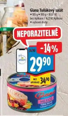 Albert Giana Tuňákový salát nabídka