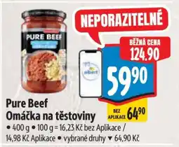 Albert Pure Beef Omáčka na těstoviny nabídka