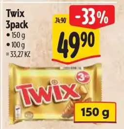 Albert Twix 3pack nabídka