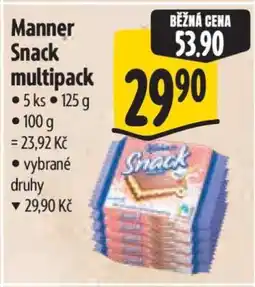 Albert Manner Snack multipack nabídka
