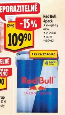 Albert Red Bull 4pack nabídka