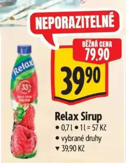 Albert Relax Sirup nabídka