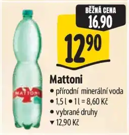 Albert Mattoni nabídka