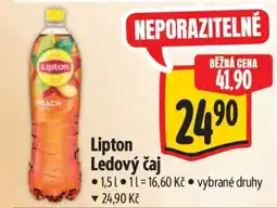 Albert Lipton ledový čaj nabídka