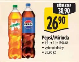 Albert Pepsi, Mirinda nabídka
