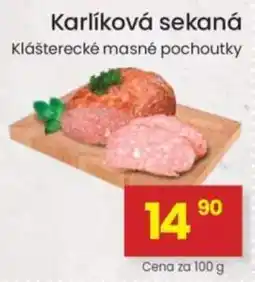 Kubík potraviny Karlíková sekaná nabídka