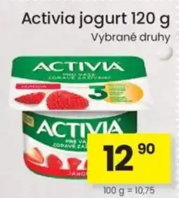 Kubík potraviny Activia jogurt nabídka