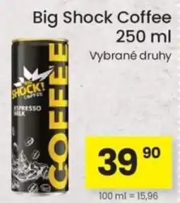 Kubík potraviny Big Shock Coffee nabídka