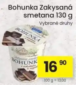 Kubík potraviny Bohunka zakysaná smetana nabídka