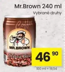 Kubík potraviny Mr.Brown ledová káva nabídka