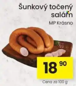 Kubík potraviny MP Krásno šunkový točený salám nabídka